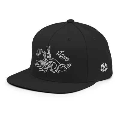 With Love - Tattooed Snapback Hat