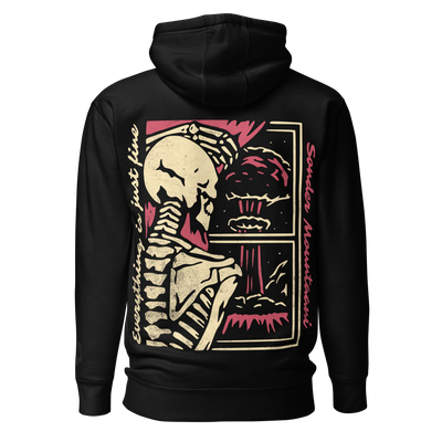 Just Fine - Blackline Unisex Hoodie