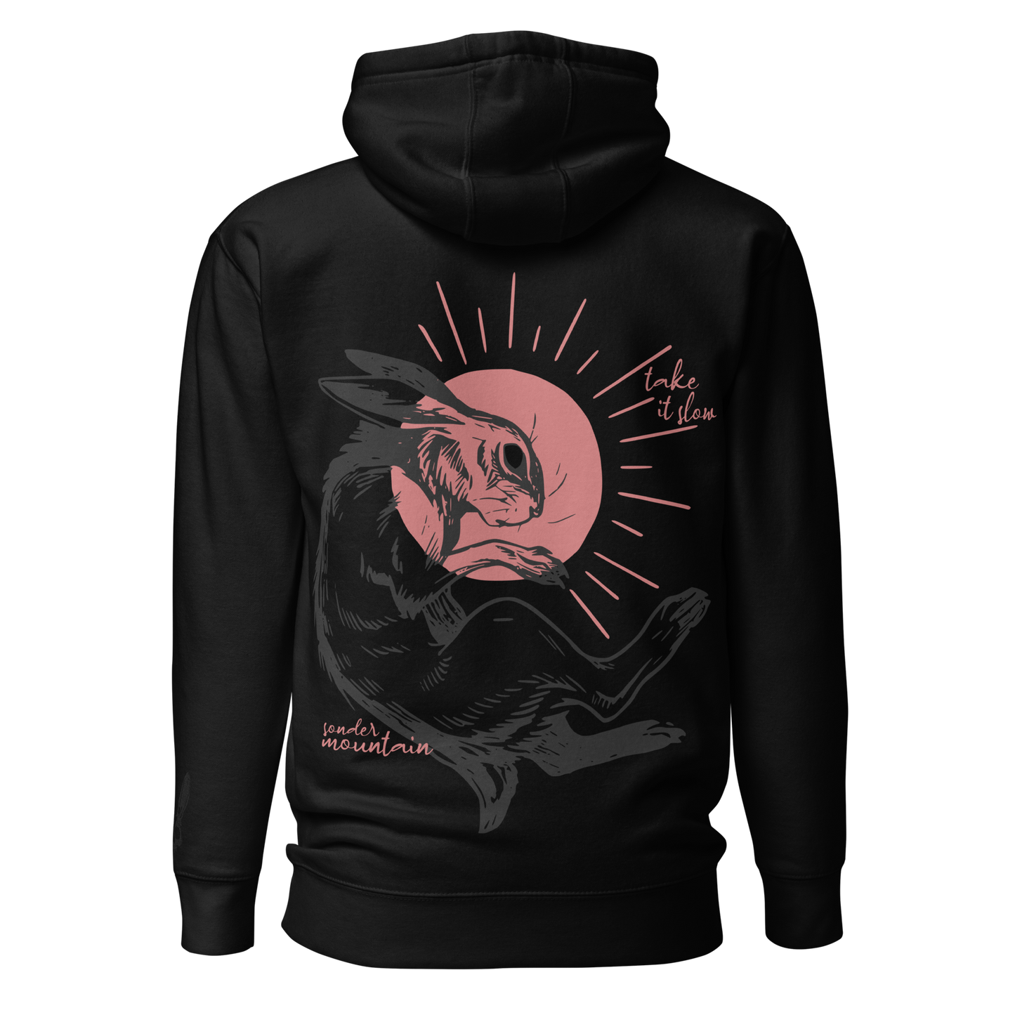 Slow Lane - Blackline Unisex Hoodie