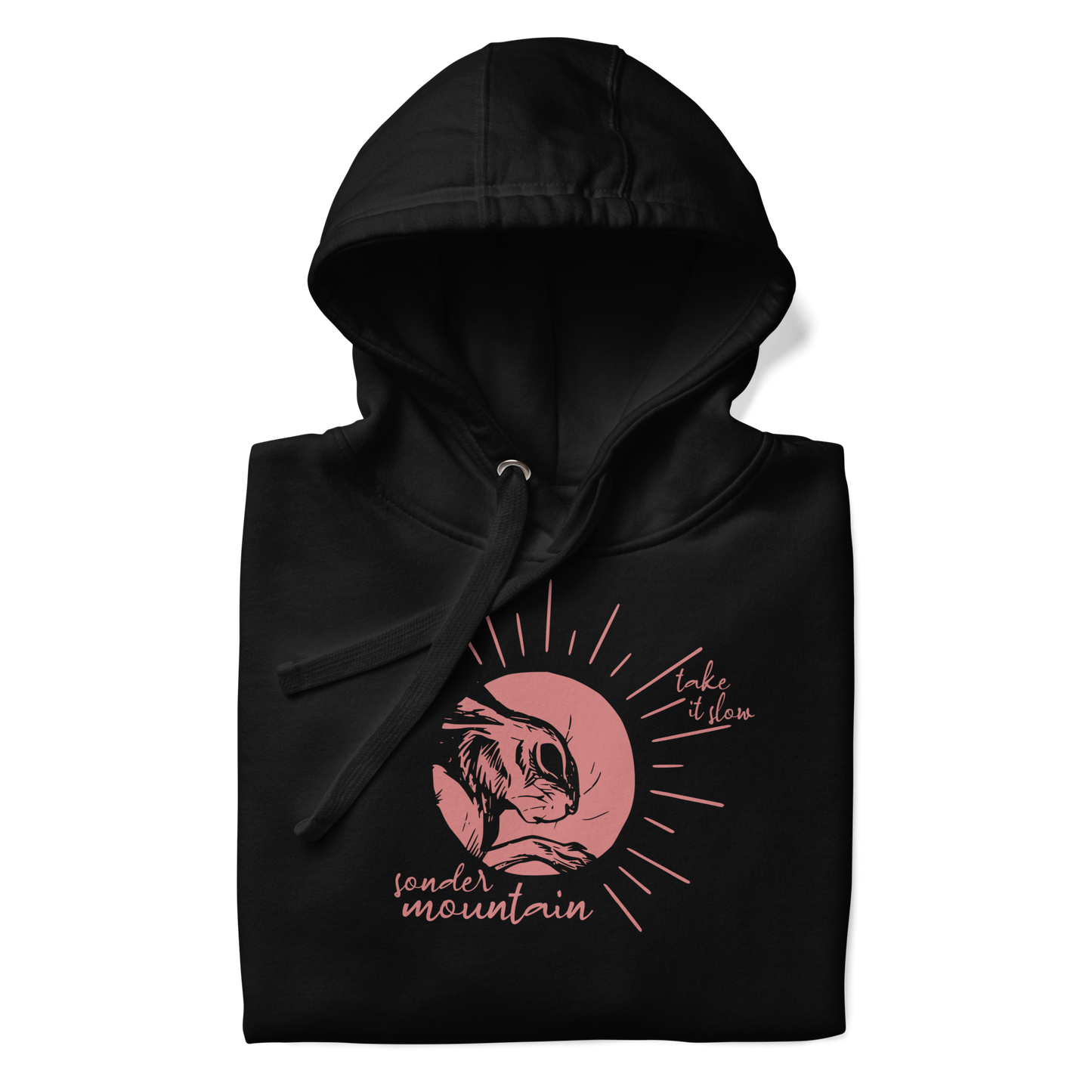 Slow Lane - Blackline Unisex Hoodie