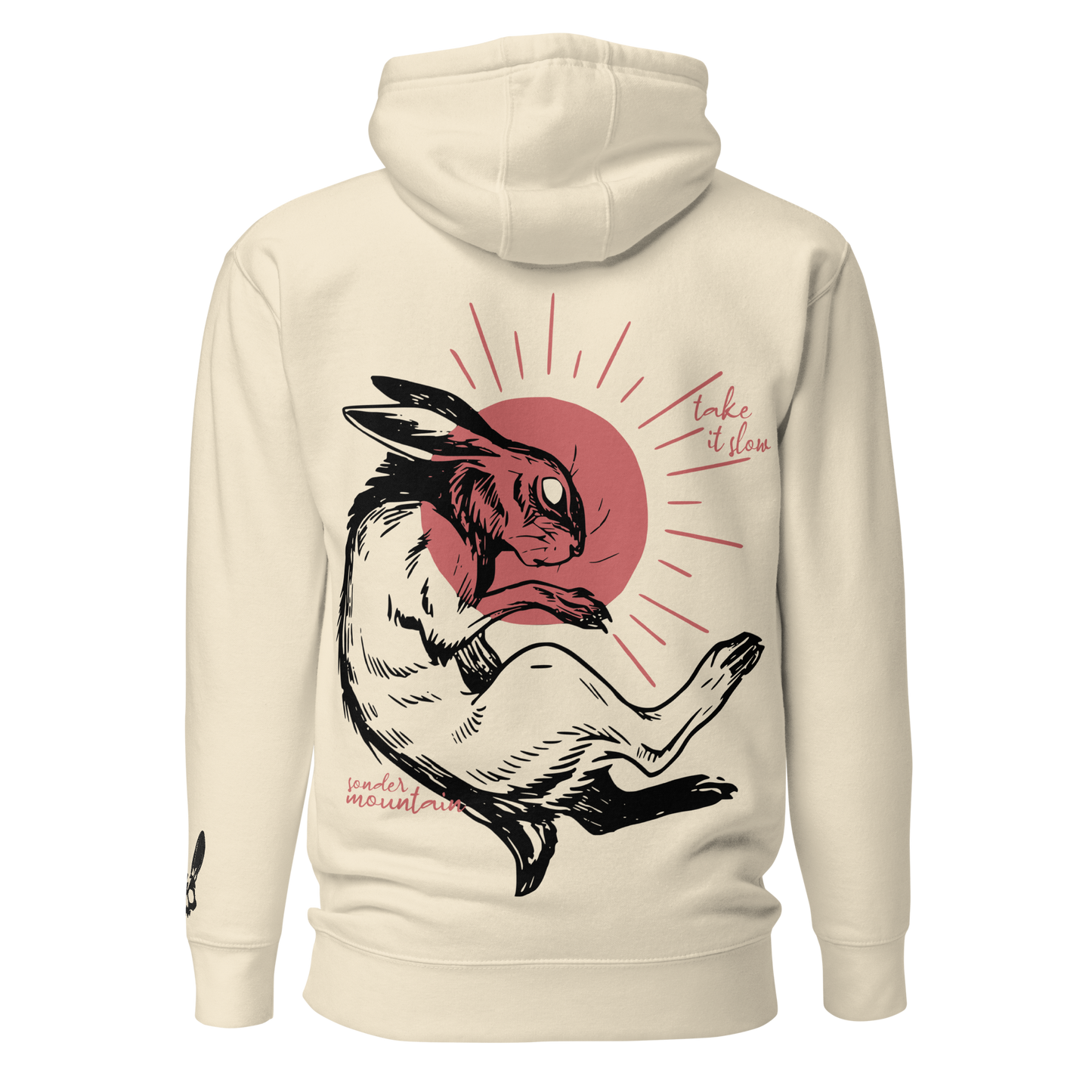 Slow Lane - Blackline Unisex Hoodie