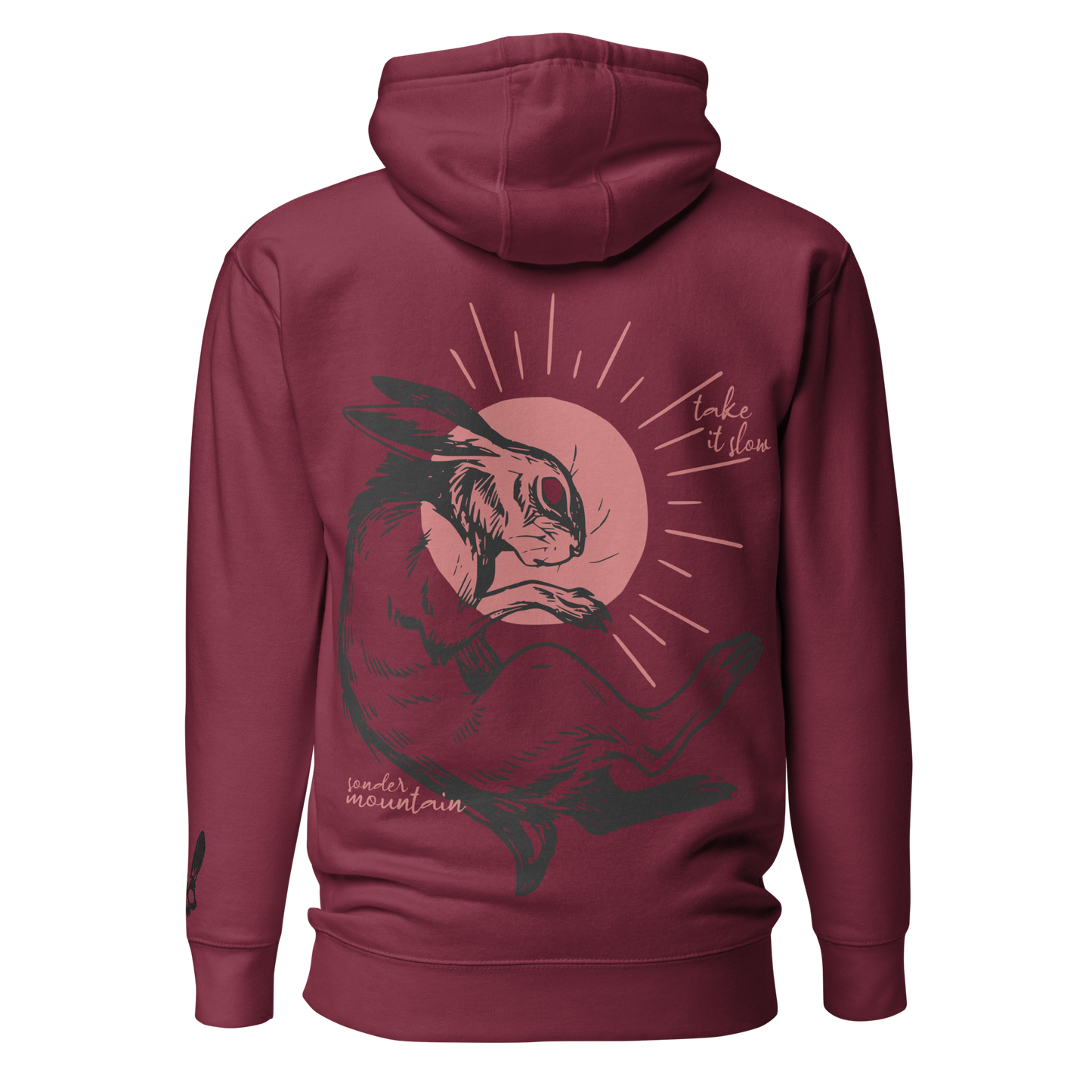 Slow Lane - Blackline Unisex Hoodie