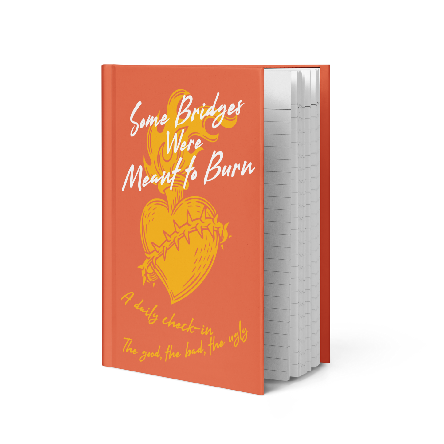 Meant To Burn - Daily Check-in Hardcover journal