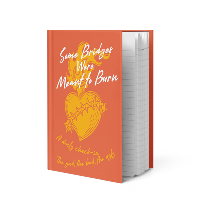 Meant To Burn - Daily Check-in Hardcover journal