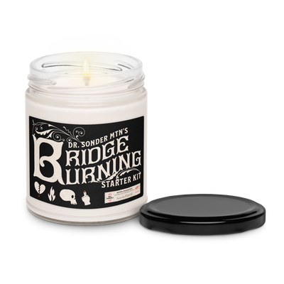 Bridge Burning Starter Kit - Dr. Sonder Mtn's Scented soy candle