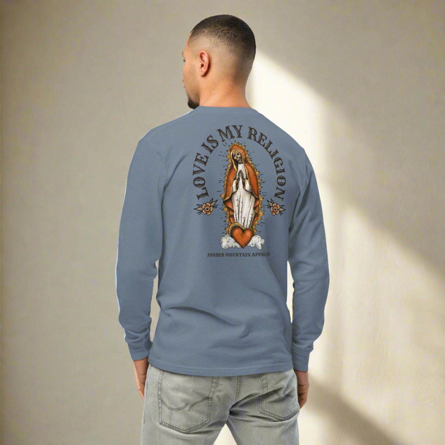 My Religion - Garment-dyed Long-Sleeve Shirt