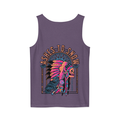 Ashes to Snow - Neon Trad Unisex garment-dyed tank top