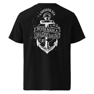 Skilled Sailor - Blackline Unisex organic cotton t-shirt