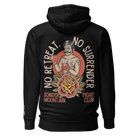 Fighters Club Tattooed Unisex Hoodie with 100% cotton face, 65% ring-spun cotton and 35% polyester blend, heavyweight fleece interior, bold tattoo-style boxer graphic, front pouch pocket, flat drawstrings, 3-panel hood, and a self-fabric patch on the back, designed for daily comfort and streetwear edge.
