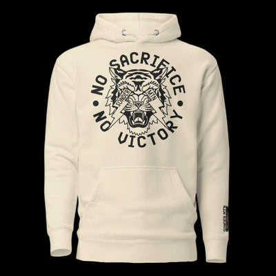 No Victory - Unisex Tattooed Hoodie