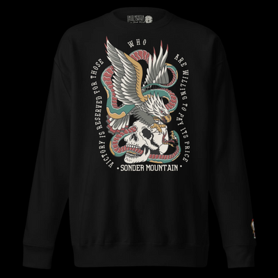 The Victory - Unisex Premium Tattooed Sweatshirt