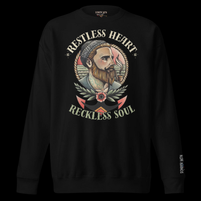 Reckless Soul - Unisex Premium Tattooed Sweatshirt