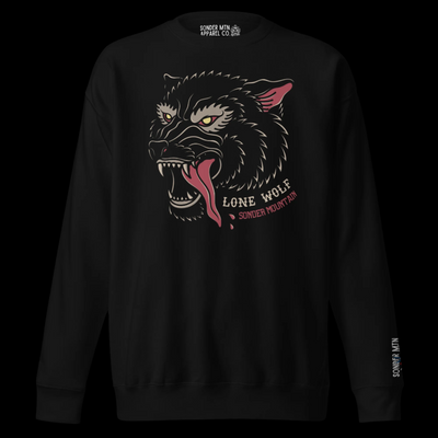 Lone Wolf - Tattooed Premium Sweatshirt
