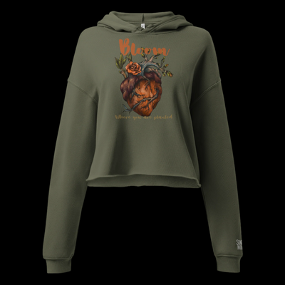 Planted - Tattooed Crop Hoodie