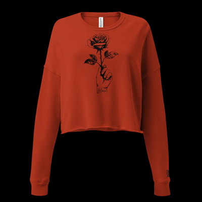 Bloom - Tattooed Crop Sweatshirt