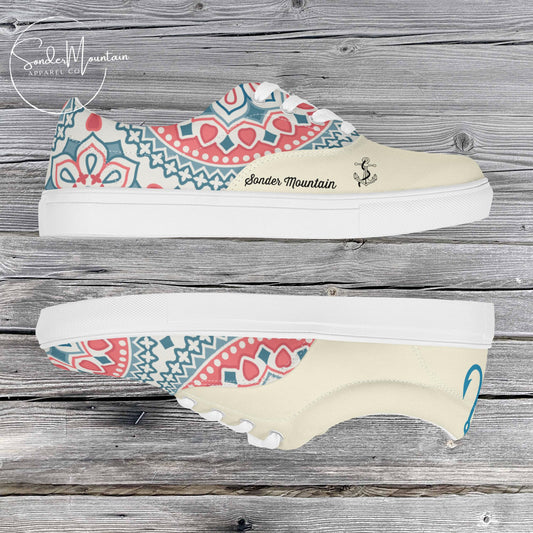 Anchored - Women’s lace-up canvas shoes