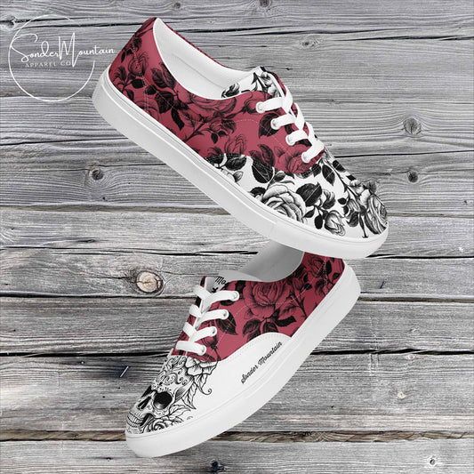 Fire to Blood - Women’s lace-up canvas shoes