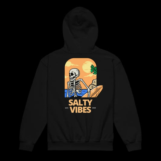 Salty Vibes - Youth heavy blend hoodie